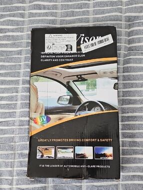 UV Visor Anti-Glare Sun Shade - Black